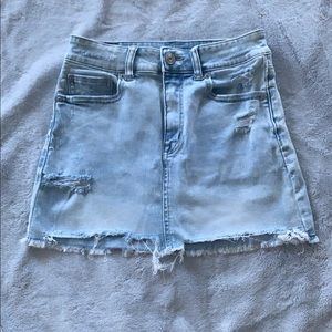 Size 4 American Eagle midi jean skirt. Like new